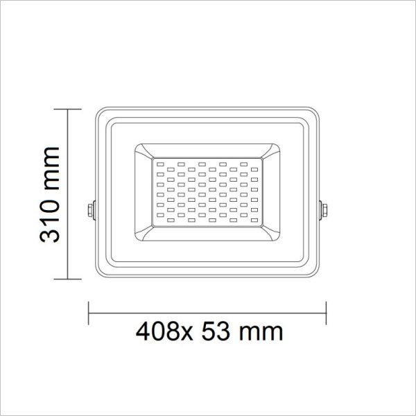 projecteur-led-200w-dimensions